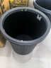 五月花压圈垃圾桶直投11L*3只装黑色分类宿舍家用卫生间厨房办公纸篓 实拍图