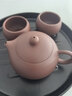 京东京造宜兴紫砂壶手工【原矿紫泥】煮茶泡茶壶茶具 西施壶套装 210ml 实拍图