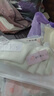 都市丽人袜子女士袜子夏季精梳棉10A抑菌防臭透气堆堆中筒女袜5双奶白色 实拍图