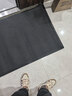 柏能别墅高端入户地垫门口脚垫进户门室外地毯入户门地垫黑灰80x120cm 实拍图
