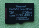 金士顿（Kingston）256GB TF（MicroSD） 存储卡 U1 A1 V10 内存卡 读速150MB/s 适配无人机/运动相机/switch/监控 实拍图