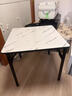 裕邻可折叠桌子家用小户型餐桌掼蛋专用桌户外桌子方形小桌子YLZ05 白理石纹-加厚稳固不挡腿 80cm 实拍图