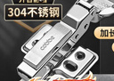 卡贝柜门铰链304不锈钢阻尼缓冲橱柜液压飞机合叶【全盖】直弯单只装 实拍图