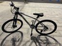 京东京造 XC300山地自行车铝合金禧玛诺21速机械碟刹成年人学生17寸时空银 实拍图