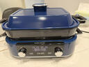 摩飞电器（Morphyrichards）二代多功能锅 家用电火锅电煮锅电蒸锅火锅锅5升大容量分体式预约蒸煮一体不沾煎烤料理锅MR9099蓝 实拍图
