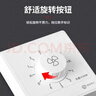 国际电工（FDD） 吊扇调速器快慢变速开关通用五档控制器顶扇电风扇86型调速开关 明装500W-无极调速开关 实拍图