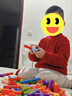 戴维贝拉（DAVE＆BELLA）女宝宝衣服休闲儿童毛衣小童半高领打底衫冬装新年男童上衣童装 中国红【现货】 110 cm（建议身高100-110cm） 实拍图