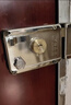 梅花（BLOSSOM） 防盗门锁外装门锁老式铁门锁木门锁室内外门锁9698左开 实拍图