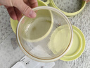 babycare儿童餐具辅食碗保温碗宝宝吃饭工具新生婴儿礼盒送礼5件套绿PPSU 实拍图