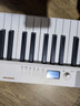 特伦斯折叠钢琴88键便携式电钢琴成人儿童电子琴重力度键盘V30pro钢琴 时尚白+专用琴包 实拍图