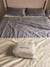 MIDO HOUSE铭都100支四件套纯棉床上用品100%全棉床笠被套A类高端轻奢高级感被罩200x230cm格雷灰 实拍图
