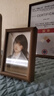 金隆兴7寸相框摆台胡桃木色木质相框挂墙照片相框相片框架结婚宝宝画框 实拍图