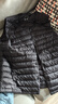 京东京造零压排骨羽绒轻薄羽绒服男外套冬季防钻绒马甲背心新年曜石黑L 实拍图