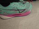海尔斯KM3全掌碳板跑鞋学生中高考体育跳远田径训练专用竞速跑鞋 逐梦水青 KM3 45 实拍图