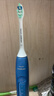 飞利浦（PHILIPS）【肖战推荐】声波电动牙刷钻石3系 年货节礼物 情人节情侣款送男生女友 微泡水流HX5181/02星云蓝 实拍图