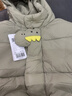 巴拉巴拉童装宝宝羽绒服三防男童冬装女童连帽外套萌趣2025新款面包服外套 实拍图