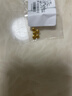 御邪足金999光面算盘珠隔断珠黄金垫片DIY手串手链金配饰 算盘珠:约0.15g（五颗） 实拍图