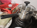 苏泊尔（SUPOR）304不锈钢奶锅0涂层安全健康婴儿辅食锅不粘锅家用一人食汤锅煮粥 304不锈钢奶锅【带蒸格】 16cm 实拍图