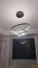 雷士（NVC）现代简约北欧风吊灯装饰灯智能全光谱调光餐吊灯85瓦WHDD85F/G-04 实拍图
