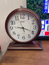 汉时（Hense）台钟桌面时钟客厅卧室座钟创意夜光摆放式坐钟台式石英钟表HD22 实拍图