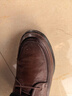 意尔康皮鞋男软底舒适商务休闲鞋春秋圆头系带新款 53429W 棕色 40 实拍图