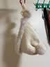 恒源祥兔毛帽子女冬季保暖护耳显脸小巴拉克拉法帽毛线帽生日礼物 实拍图