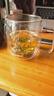 GLASSLOCK茶杯双层玻璃杯家用水杯咖啡杯耐高温泡茶杯办公室高硼硅450ml 实拍图