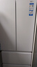 海尔（Haier）冰箱416升超薄零距离自由嵌入式60cm内法式多门四开双门小红花系列一级能效双变频大容量国家补贴 416L+健康黑金净化+母婴三挡变温+WiFi智控 实拍图
