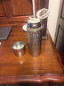 特美刻（TOMIC）双层纯钛保温杯抗菌茶水分离男女泡茶杯钛水杯子生日礼物 实拍图