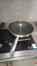 康巴赫炒锅不粘锅316L不锈钢炒菜锅32cm蜂窝平底煎炒锅电磁炉燃气灶通用 实拍图