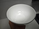 京东京造 餐具套装 乔迁之喜陶瓷家用陶瓷汤碗 纯白骨瓷 面碗6英寸*2 实拍图