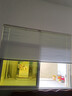 美尔耐免打孔百叶窗帘卧室卫生间浴室厕所防水铝合金厨房升降遮光帘6010 免钉【标准哑光】白色 1平方米 实拍图