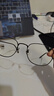 米家小米防蓝光眼镜 平光无度数手机电脑防辐射眼镜男女 金色 实拍图