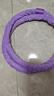 SMOOKY软呼啦圈弹簧男女成人美腰塑形加重收腹专用静音款约5斤紫呼啦圈 实拍图