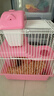 喜帅仓鼠双层笼子S2318T 城堡仓鼠笼 含跑轮水壶食盆 颜色随机 实拍图