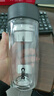 希乐玻璃杯双层玻璃水杯高颜值男士商务办公茶水分离杯便携泡茶杯子 实拍图