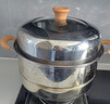 苏泊尔SUPOR 蒸锅真味鲜不锈钢双层复底28cm蒸鱼锅加高锅盖蒸笼EZ28BS04 实拍图