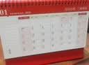 朗捷台历2026年日历红色马年月历大格子书写计划本式年历办公桌面日历摆件桌历可定制 实拍图