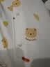 贝瑞加（Babyprints）宝宝连体衣纯棉长袖婴儿百天衣服卡通内衣对开爬服 糖果小熊66 实拍图