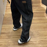 H8德训鞋男2026款春季板鞋真皮厚底莆田阿甘休闲风低帮女款运动鞋子 白黑条【莆田高品质】顺丰速发 40 实拍图