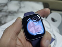 Apple/苹果 【情人节】Watch S11 智能手表GPS款42毫米银色铝金属表壳雾紫色运动型表带S/M 实拍图