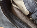 罗蒙（ROMON）男士牛仔裤男秋冬商务休闲裤男弹力直筒男裤厚款深档直筒长裤高腰 深蓝色+浅蓝色【冬季款】 加绒 38 【腰围3尺0建议175-190斤】 实拍图