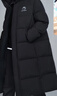 鸭鸭珠峰358g高充羽绒服男女长款冬季新款户外防寒加厚外套HY 青光黑色 【男女同款】 L （充绒321克 建议130-150斤） 实拍图