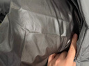 京东京造面包长款羽绒服运动户外冬加厚保暖外套男 砾石灰 3XL 实拍图