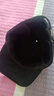 帽子男士冬天中老年保暖毛呢棒球帽秋冬季中年爸爸老人护耳鸭舌帽 soport铁标加厚护耳-黑色 适合50-60头围 实拍图