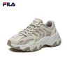 FILA斐乐女鞋休闲鞋鱼刺二代老爹鞋运动鞋增高厚底慢跑鞋SOFIA Ⅱ 银云/羽毛灰-SF 37.5 实拍图