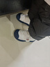 牧童幼儿园鞋春秋款室内鞋男童防撞学步鞋女宝宝小白鞋 海军蓝1 22 实拍图