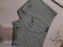 浪莎（LangSha）男士内裤男纯棉透气抗菌内档大码平角裤舒适四角短裤衩4条装 浅灰+中灰+深灰+黑灰 L /170 实拍图