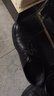 蜘蛛王男鞋皮鞋男士商务休闲鞋英伦时尚百搭低帮系带正装鞋 黑色 40 实拍图