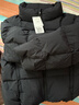 优衣库童装男童女童蓬松羽绒茄克外套夹克羽绒服478148 09 黑色 130 实拍图